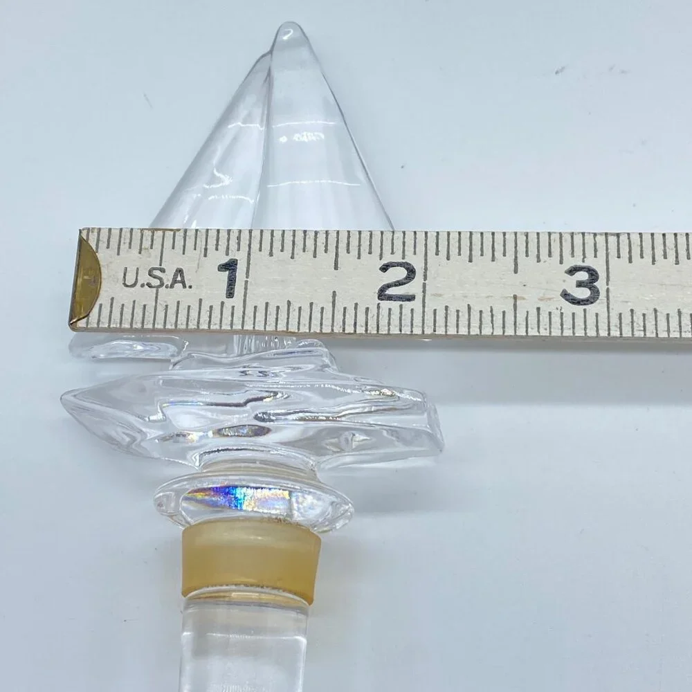 Mikasa Regatta Lead Crystal Bottle Stopper Sail Boat Nautical Sea 5 7/8